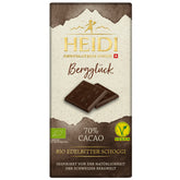 Bio Ciocolata Vegana Neagra 70% Cacao Heidi 75 g